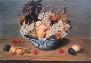 J. Van Hulsdonck - Nature morte aux raisins, 17e siècle