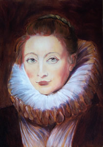 Rubens - Portrait de Clara Serena ou de la camériste de l'infante Isabelle